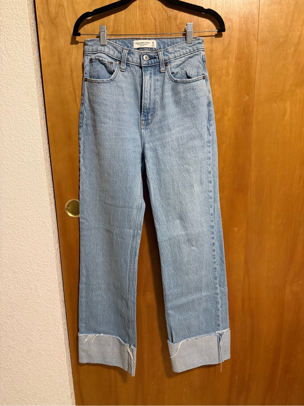 Abercrombie & Fitch Light Blue Straight Leg Jeans